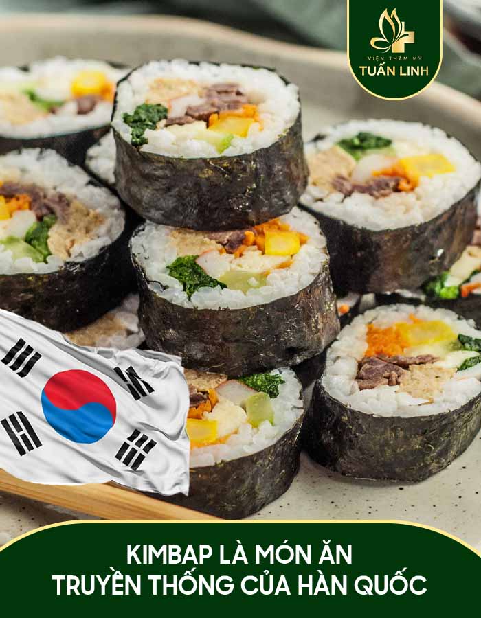 Kimbap là món ăn truyền thống của Hàn Quốc | Bật mí: Nâng mũi ăn kimbap được không?