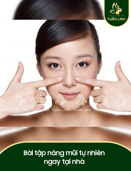 Bài tập nâng mũi tự nhiên ngay tại nhà