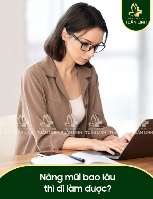 Nâng mũi bao lâu thì đi làm được?