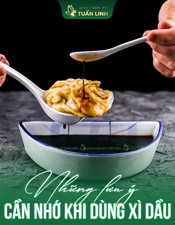 Sau nâng mũi có thể sử dụng xì dầu với hàm lượng ít
