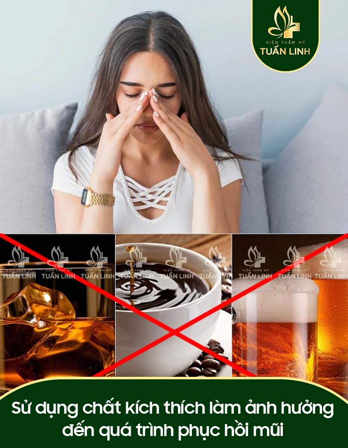 Sử dụng chất kích thích làm ảnh hưởng đến quá trình phục hồi mũi
