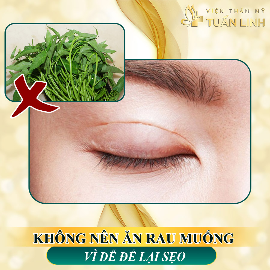 Không nên ăn rau muống vì dễ để lại sẹo