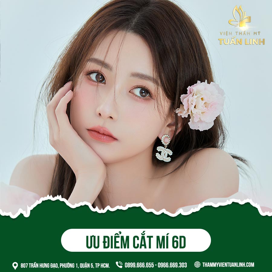 Ưu điểm cắt mí 6D | 6 sự thật về cắt mí 6d bạn cần biết