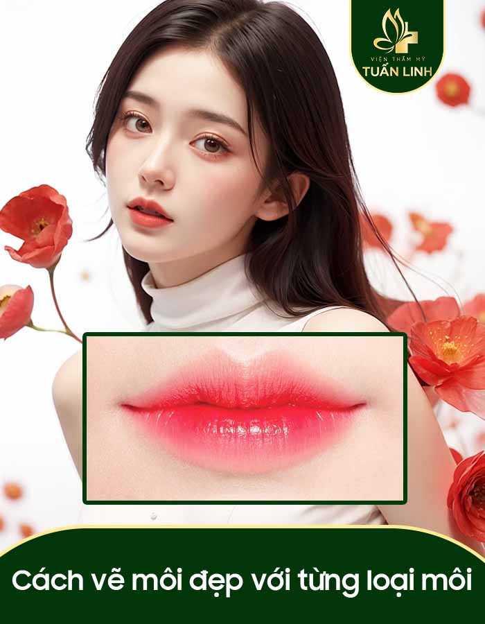 Cách vẽ môi đẹp với từng loại môi