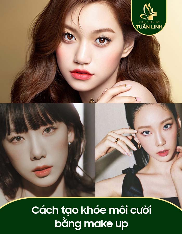 Cách tạo khóe môi cười bằng make up